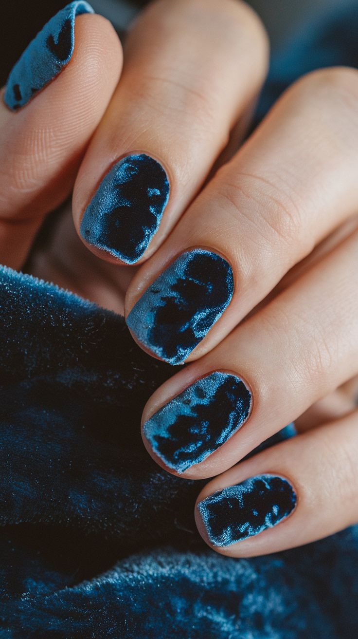 Velvet nails