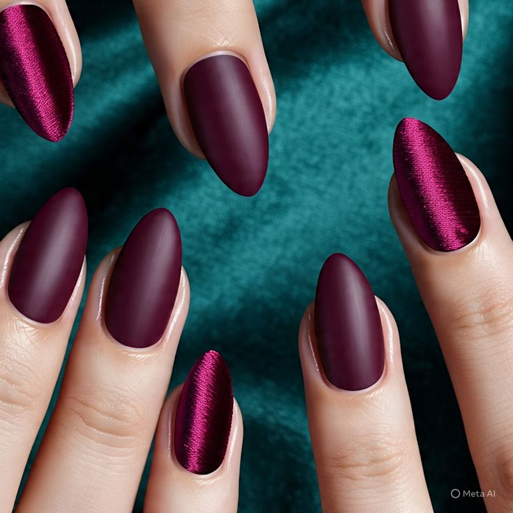 Velvet nails