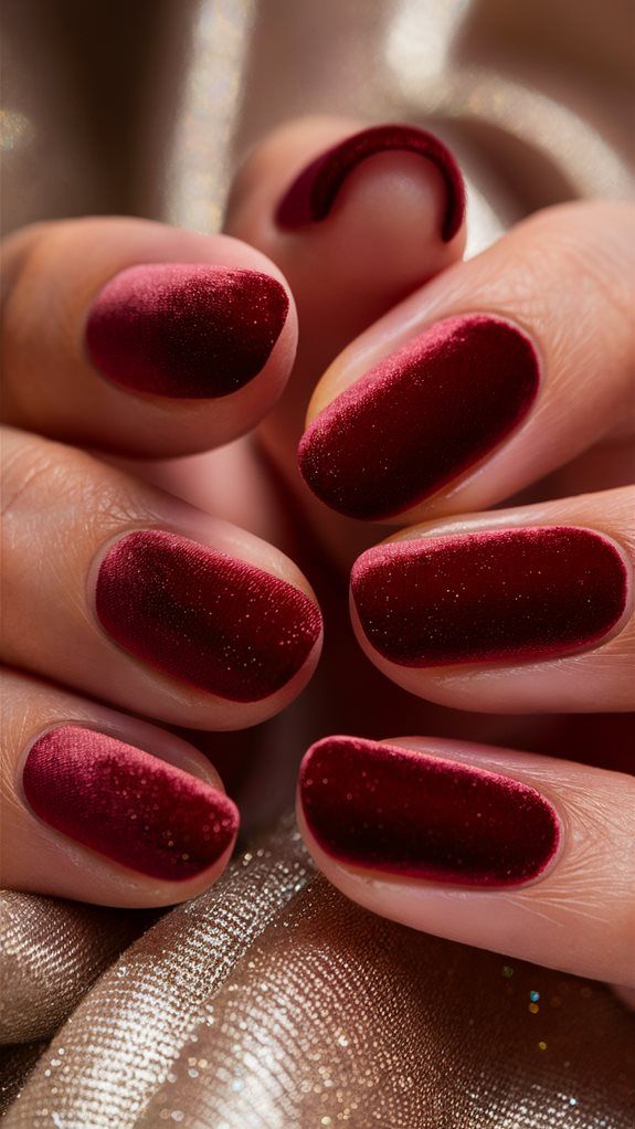 Velvet nails